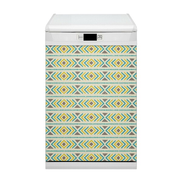 Deco magnetique pour lave vaisselle Schéma géométrique