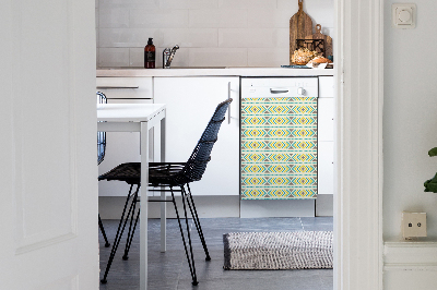 Deco magnetique pour lave vaisselle Schéma géométrique