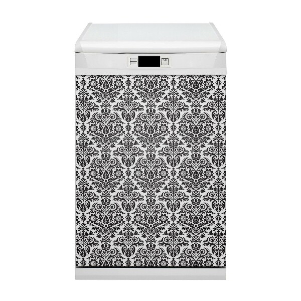 Aimant de couvercle de lave-vaisselle Motif floral
