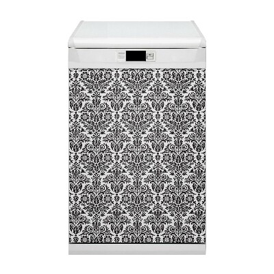 Aimant de couvercle de lave-vaisselle Motif floral