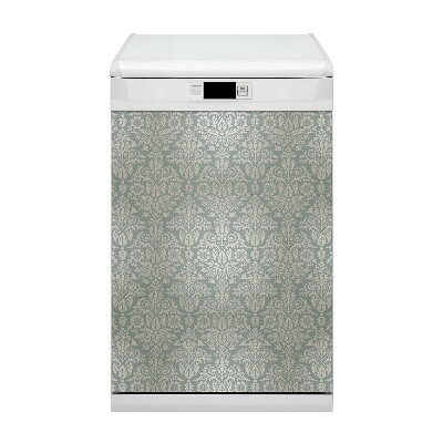 Aimant de couvercle de lave-vaisselle Motif floral