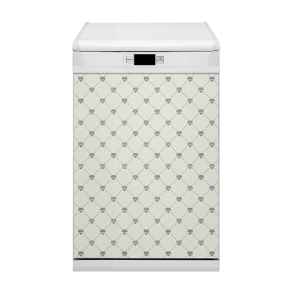 Magnet pour lave vaisselle Motif en diamants