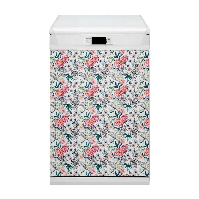 Aimant décoratif pour lave-vaisselle Image de printemps