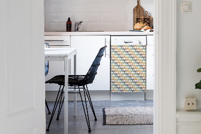 Aimant décoratif pour lave-vaisselle Formes rétro