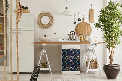 Deco magnetique pour lave vaisselle Spots aquarelle