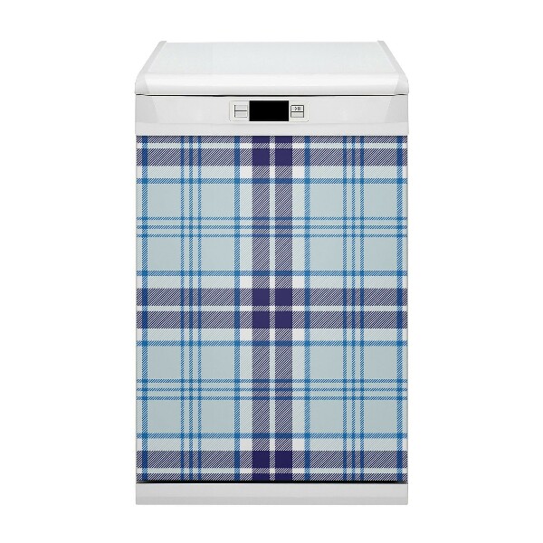 Deco magnetique pour lave vaisselle Tartan