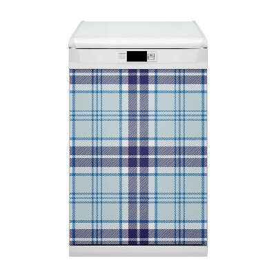 Deco magnetique pour lave vaisselle Tartan