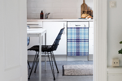Deco magnetique pour lave vaisselle Tartan