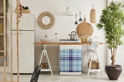 Deco magnetique pour lave vaisselle Tartan