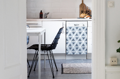 Aimant décoratif pour lave-vaisselle Triangles