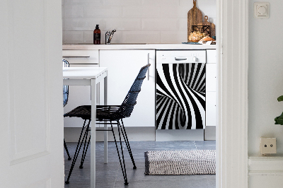 Aimant décoratif pour lave-vaisselle Abstraction
