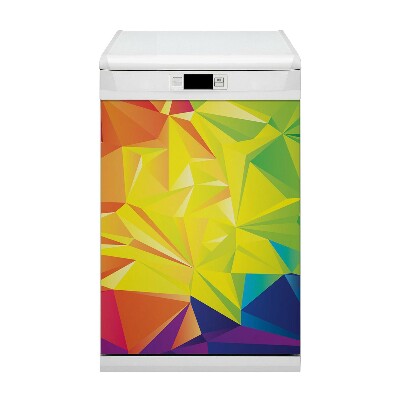 Aimant décoratif pour lave-vaisselle Abstraction des couleurs