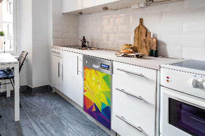 Aimant décoratif pour lave-vaisselle Abstraction des couleurs