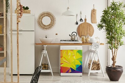 Aimant décoratif pour lave-vaisselle Abstraction des couleurs