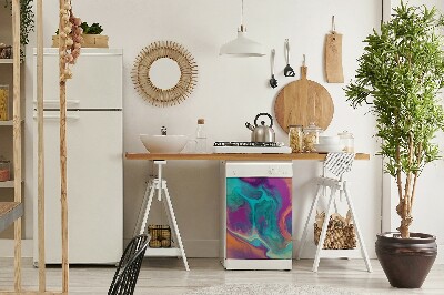 Aimant de couvercle de lave-vaisselle Motifs colorés