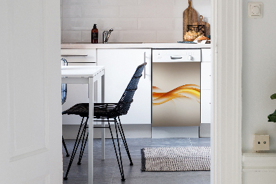 Aimant décoratif pour lave-vaisselle Flamme