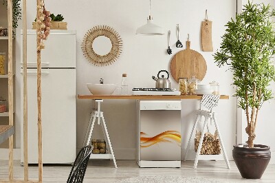 Aimant décoratif pour lave-vaisselle Flamme