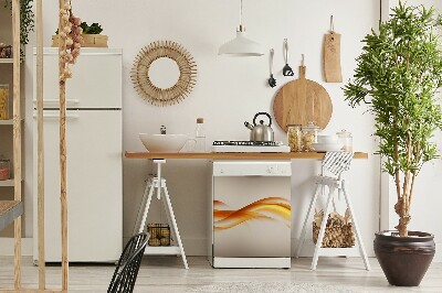 Aimant décoratif pour lave-vaisselle Flamme