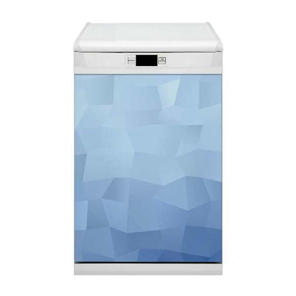 Deco magnetique pour lave vaisselle Abstraction bleue
