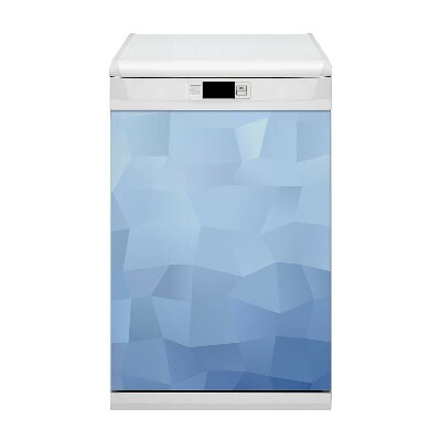 Deco magnetique pour lave vaisselle Abstraction bleue