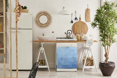Deco magnetique pour lave vaisselle Abstraction bleue