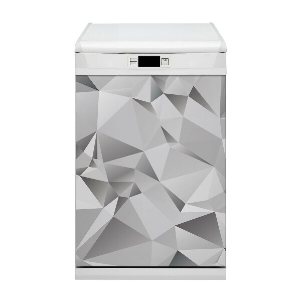 Aimant décoratif pour lave-vaisselle Abstraction grise