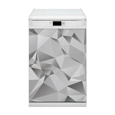 Aimant décoratif pour lave-vaisselle Abstraction grise