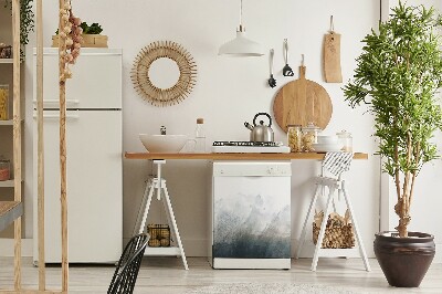 Deco magnetique pour lave vaisselle Paysage Fuji