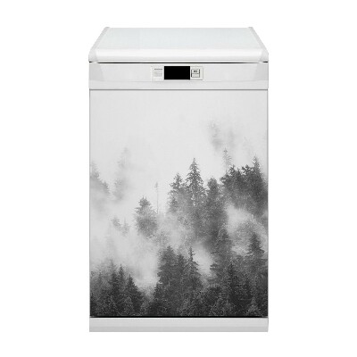 Aimant de couvercle de lave-vaisselle Forêt brumeuse