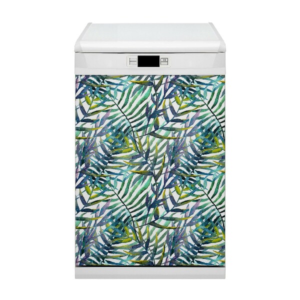 Magnet pour lave vaisselle Feuilles exotiques