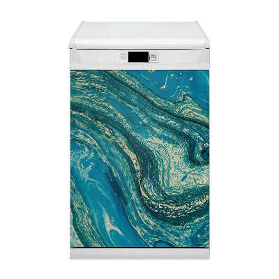 Magnet pour lave vaisselle Abstraction bleue