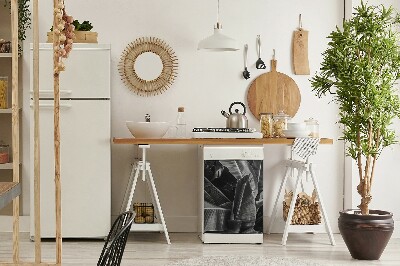 Aimant décoratif pour lave-vaisselle Grosses feuilles