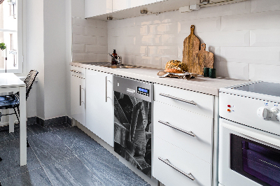 Aimant décoratif pour lave-vaisselle Grosses feuilles
