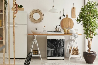 Aimant décoratif pour lave-vaisselle Grosses feuilles