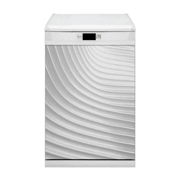 Aimant de couvercle de lave-vaisselle Rainures blanches