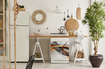 Deco magnetique pour lave vaisselle Abstraction du ruban