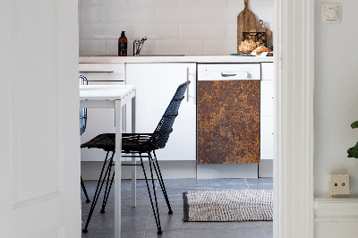 Aimant de couvercle de lave-vaisselle Texture brune