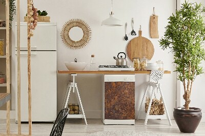 Aimant de couvercle de lave-vaisselle Texture brune