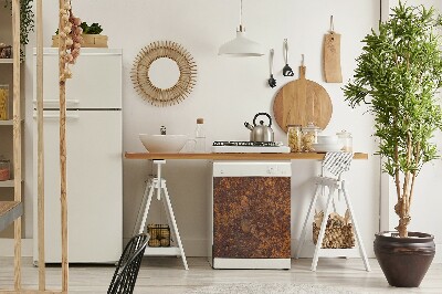 Aimant de couvercle de lave-vaisselle Texture brune