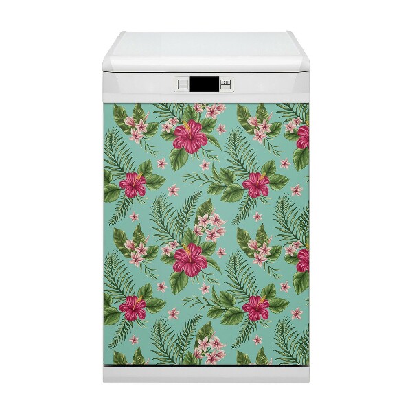 Aimant décoratif pour lave-vaisselle Fleurs