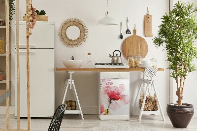 Aimant décoratif pour lave-vaisselle Fleurs aquarelles