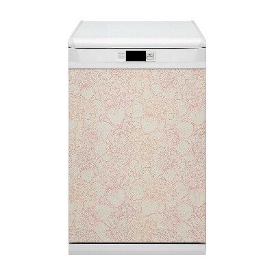 Magnet pour lave vaisselle Pivoines roses