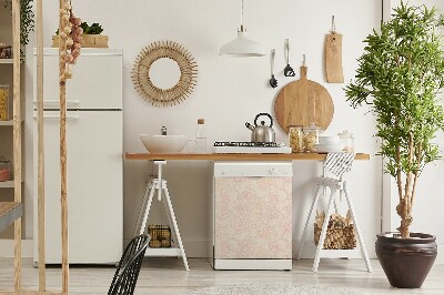 Magnet pour lave vaisselle Pivoines roses