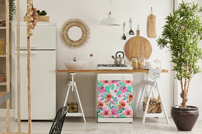 Deco magnetique pour lave vaisselle Belle flore
