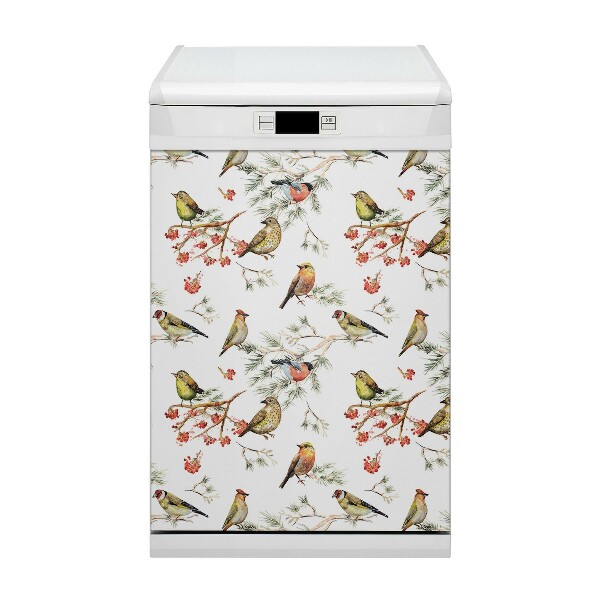 Aimant décoratif pour lave-vaisselle Oiseaux sur la branche