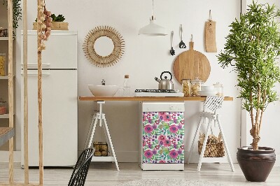 Aimant décoratif pour lave-vaisselle Fleurs et baies