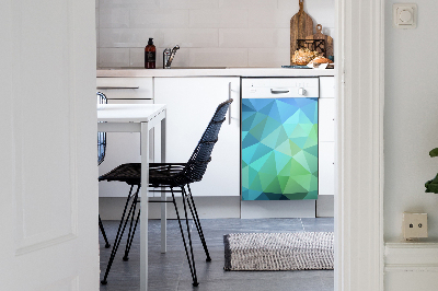 Magnet pour lave vaisselle Abstraction bleue