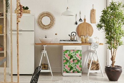 Magnet pour lave vaisselle Fleurs d'Hawaï