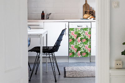 Magnet pour lave vaisselle Fleurs d'Hawaï