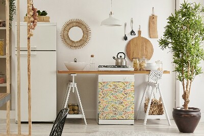 Aimant décoratif pour lave-vaisselle Vagues abstraites